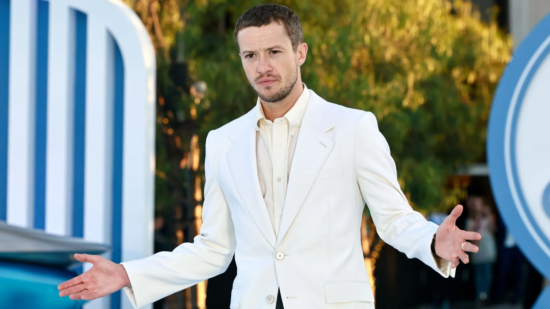 Joseph Quinn attends The Fantastic Four: First Steps World Premiere at the Dorothy Chandler Pavilion in Los Angeles, California on July 21, 2025. (Photo by Rodin Eckenroth/Getty Images for Disney)
