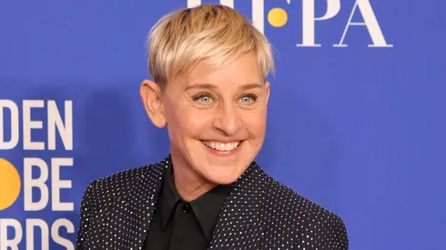 Ellen DeGeneres, winner of the Carol Burnett Award, poses in the press room during the 77th Annual Golden Globe Awards at The Beverly Hilton Hotel on January 05, 2020 in Beverly Hills, California.
