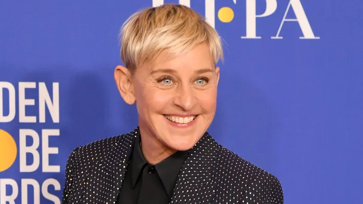 Ellen DeGeneres, winner of the Carol Burnett Award, poses in the press room during the 77th Annual Golden Globe Awards at The Beverly Hilton Hotel on January 05, 2020 in Beverly Hills, California.
