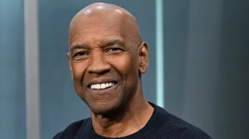 Denzel Washington attends a SiriusXM Town Hall with the cast of "Gladiator II" with host Mike Muse at SiriusXM Studios.