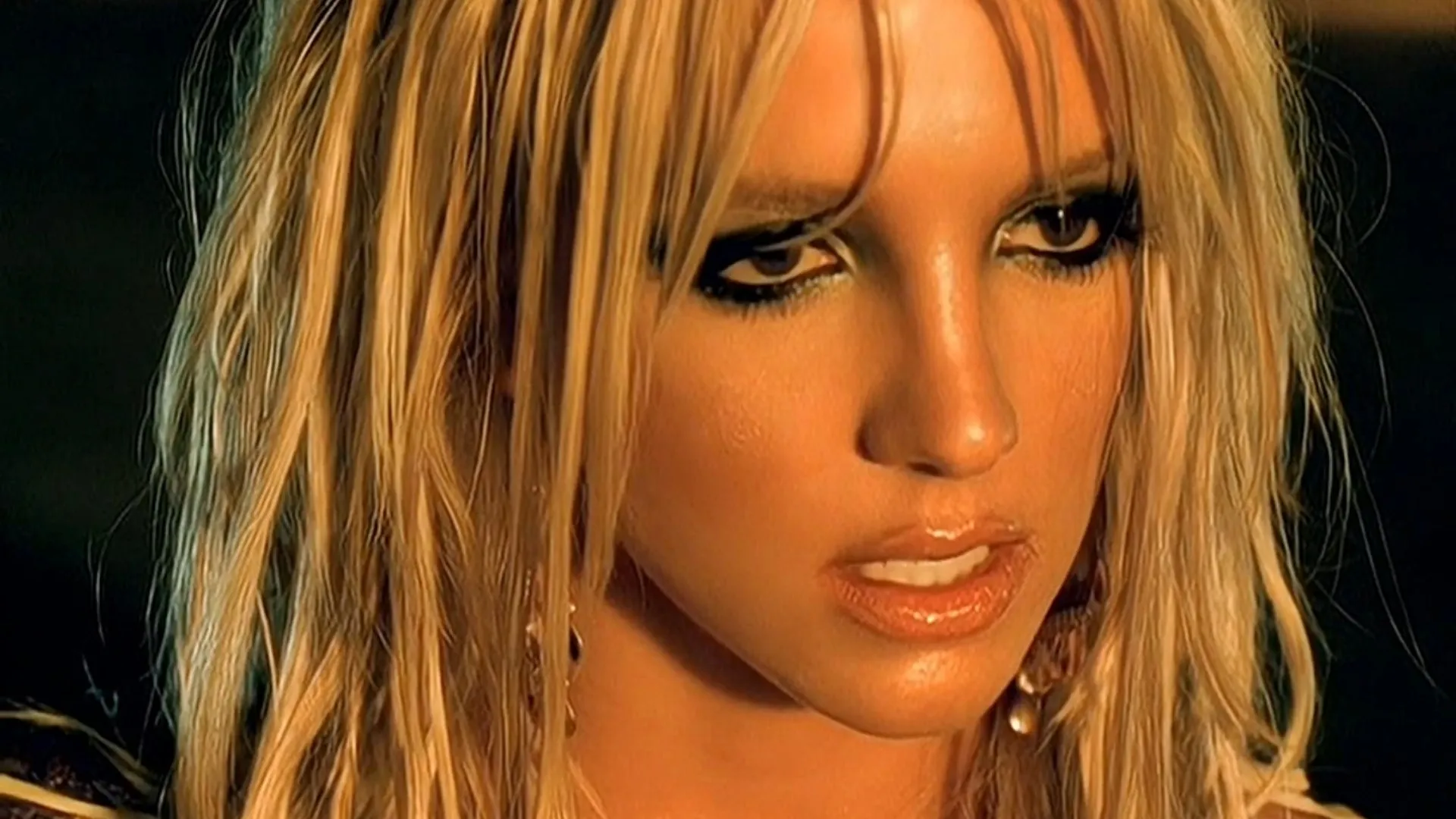 Britney Spears in the official video for I’m a Slave 4 U (Source: IMDb)