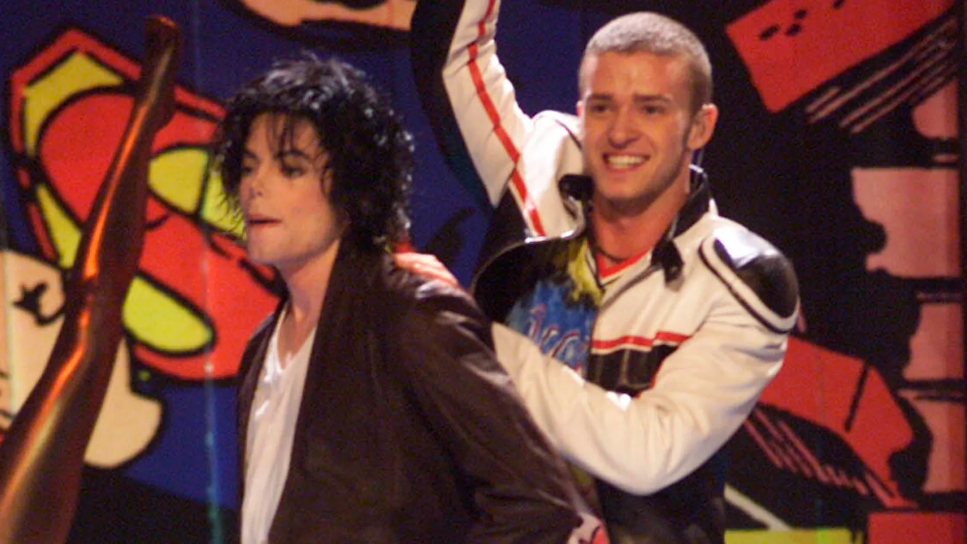 Michael Jackson and Justin Timberlake (Source: Scott Gries/ImageDirect)