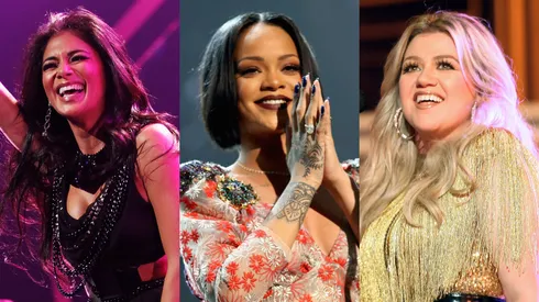 Nicole Scherzinger, Rihanna and Kelly Clarkson