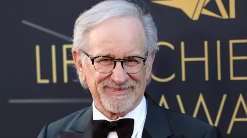Steven Spielberg attends the AFI Life Achievement Award Ceremony honoring Francis Ford Coppola at Dolby Theatre on April 26, 2025 in Hollywood, California.