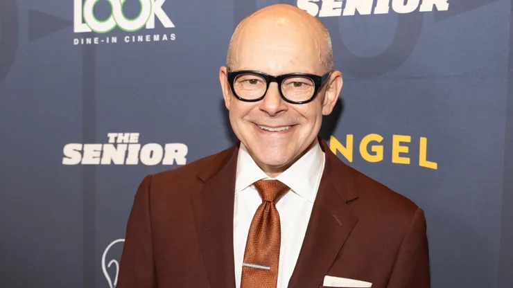 Rob Corddry attends "The Senior" world premiere in 2025.