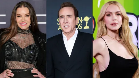 Janice Dickinson, Nicolas Cage and Lindsay Lohan