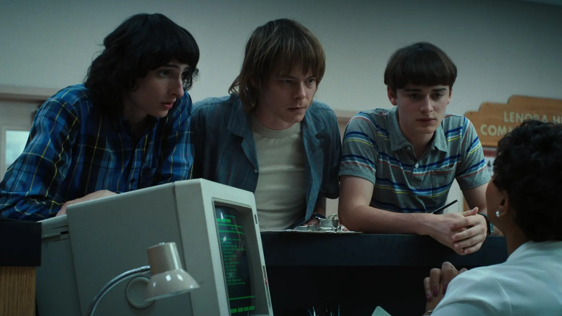 Finn Wolfhard, Charlie Heaton, and Noah Schnapp in Stranger Things / Chapter Three: The Monster and the Superhero (2022)