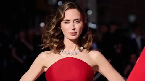 Emily Blunt attends "The Devil Wears Prada 2" European Premiere inside Leicester Square on April 22, 2026 in London, England.