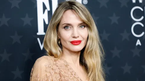 Angelina Jolie attends the 30th Annual Critics Choice Awards at Barker Hangar.
