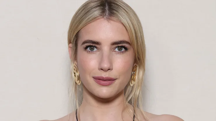 Emma Roberts attends the Zimmermann Paris Womenswear Spring-Summer 2025 show as part of Paris Fashion Week on September 30, 2024 in Paris, France.