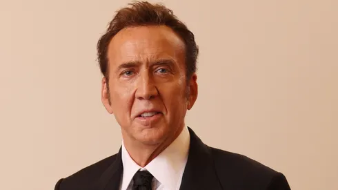 Nicolas Cage poses in the portrait studio during the Red Sea International Film Festival 2023.