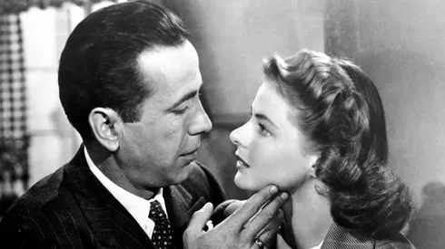 Humphrey Bogart and Ingrid Bergman.