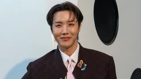 J-Hope attends the Louis Vuitton Menswear Spring/Summer 2026 show as part of Paris Fashion Week.