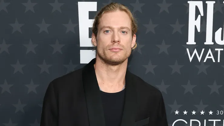 Sam Reid attends the 30th Annual Critics Choice Awards in 2025.