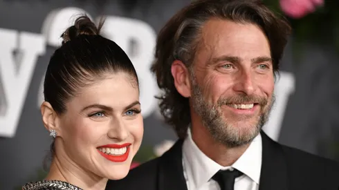 Alexandra Daddario and Andrew Form attend the 2022 Baby2Baby Gala presented by Paul Mitchell at Pacific Design Center.