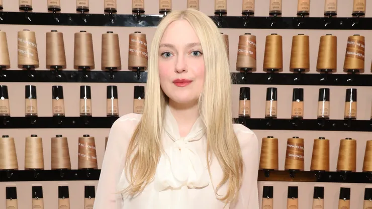 Dakota Fanning attends Armani beauty Celebrates Luminous Silk at The Grove on January 15, 2026 in Los Angeles, California.