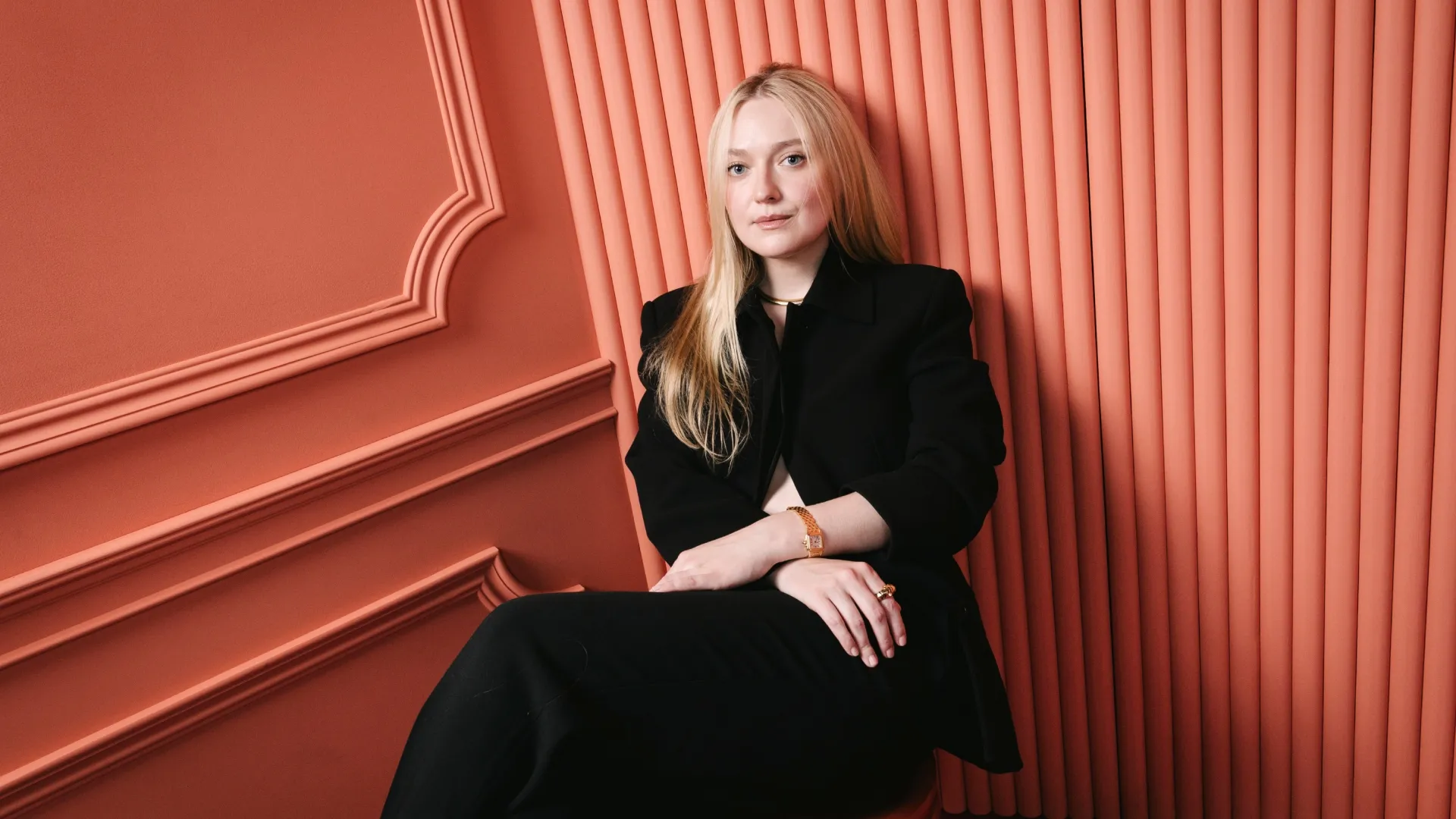 Dakota Fanning poses for a portrait at the 28th SCAD Savannah Film Festival on November 01, 2025 in Savannah, Georgia. (Photo by Emma McIntyre/Getty Images for SCAD)