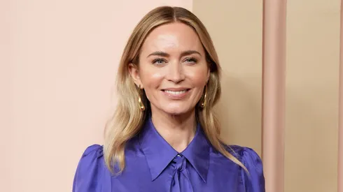 Emily Blunt attends the 96th Oscars Nominees Luncheon at The Beverly Hilton on February 12, 2024 in Beverly Hills, California.