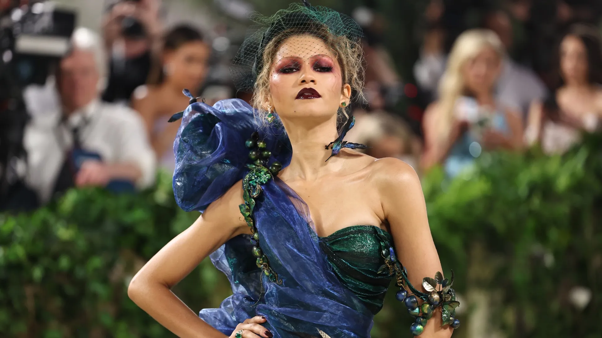 Zendaya attends The 2024 Met Gala Celebrating “Sleeping Beauties: Reawakening Fashion” (Source: Jamie McCarthy/Getty Images)