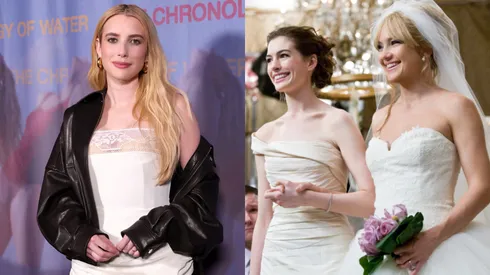 Emma Roberts attends the Los Angeles Premiere of "The Chronology Of Water" — Anne Hathaway and Kate Hudson in Bride Wars.