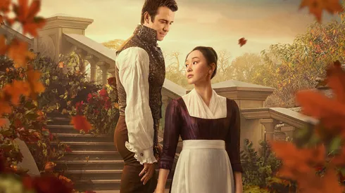 Luke Thompson and Yerin Ha in Bridgerton Season 4, Part 2.