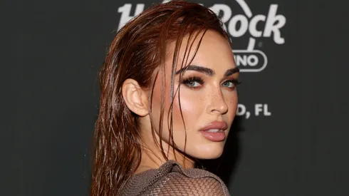 Megan Fox attends the Sports Illustrated Swimsuit 2023 Issue Release Party at The Guitar Hotel.