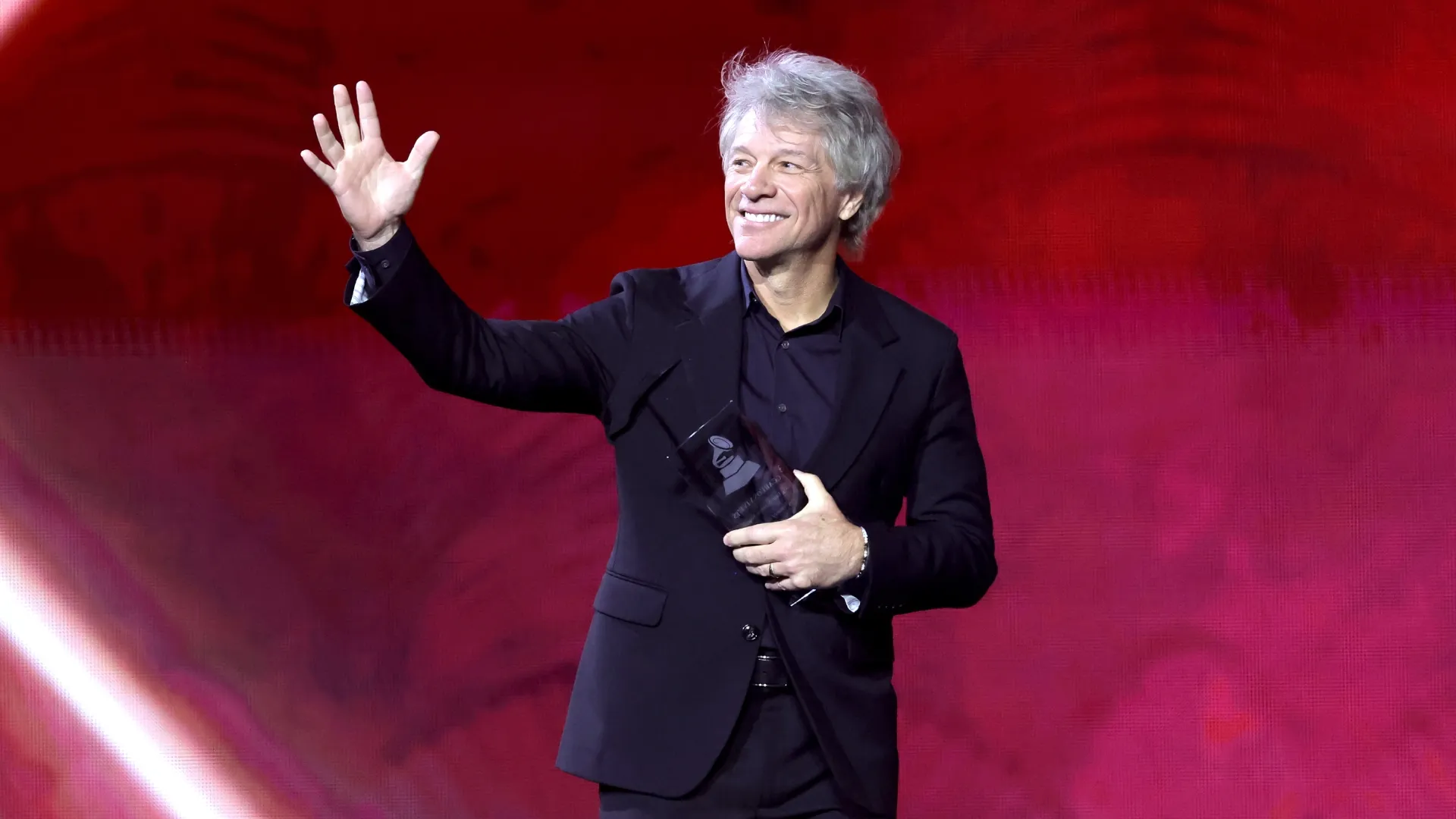 Jon Bon Jovi speaks onstage during the 25th Latin GRAMMY Awards (Source: Kevin Winter/Getty Images for The Latin Recording Academy)
