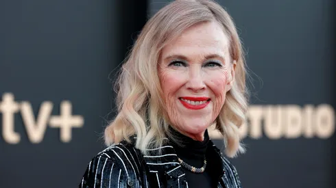 Catherine O'Hara attends the World Premiere of Apple TV+'s Series "The Studio" at Academy Museum of Motion Pictures on March 24, 2025 in Los Angeles, California.