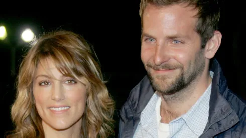 Actors Jennifer Esposito and Bradley Cooper arrive at the Paramount Vantage premiere of "Babel" held at the FOX Westwood Village theatre.