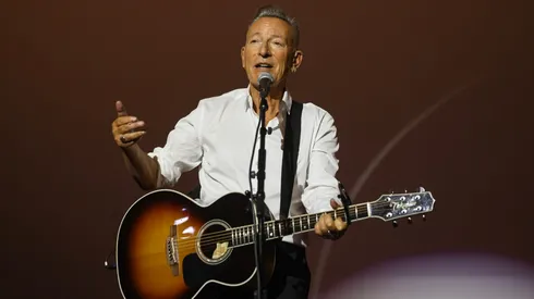 Bruce Springsteen performs at the AFI FEST 2025 Presented By Canva Opening Night "Springsteen: Deliver Me From Nowhere" Premiere at TCL Chinese Theatre.