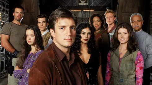 Adam Baldwin, Nathan Fillion, Ron Glass, Sean Maher, Jewel Staite, Gina Torres, Alan Tudyk, Morena Baccarin and Summer Glau.