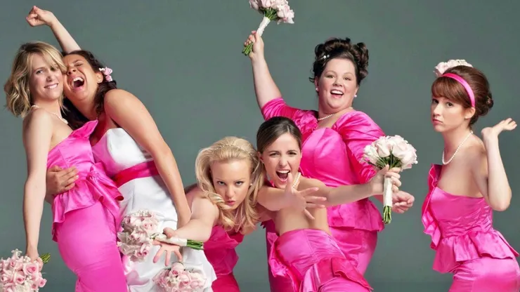 Rose Byrne, Melissa McCarthy, Maya Rudolph, Wendi McLendon-Covey, Kristen Wiig and Ellie Kemper.