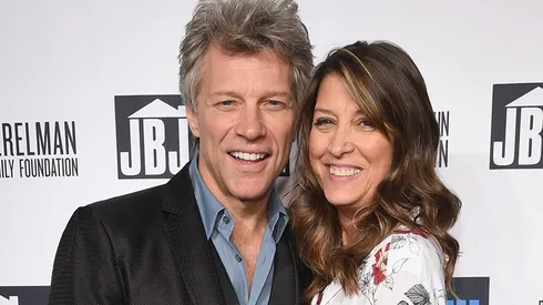 Jon Bon Jovi (L) and Dorothea Hurley attend the Jon Bon Jovi Soul Foundation's 10 year anniversary at the Garage.