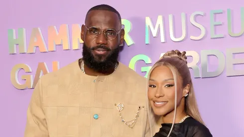 LeBron James and Savannah James attend the 20th Annual Hammer Museum Gala in the Garden at Hammer Museum.