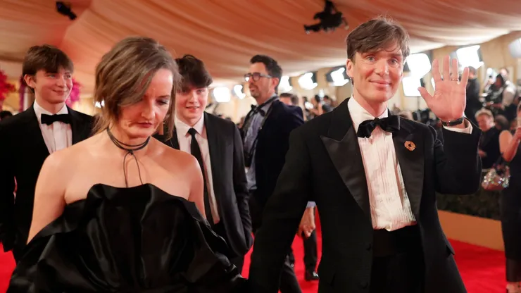 Yvonne McGuinness and Cillian Murphy attend the 96th Annual Academy Awards.