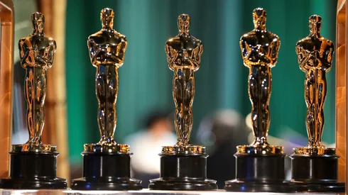 In this handout photo provided by A.M.P.A.S., Oscar statuettes are seen backstage during the 95th Annual Academy Awards on March 12, 2023 in Hollywood, California.