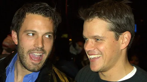 Actor Ben Affleck and Matt Damon attend the premiere of "Project Greenlight".