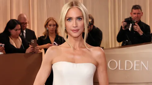 Brittany Snow attends the 83rd Annual Golden Globe Awards in 2026.