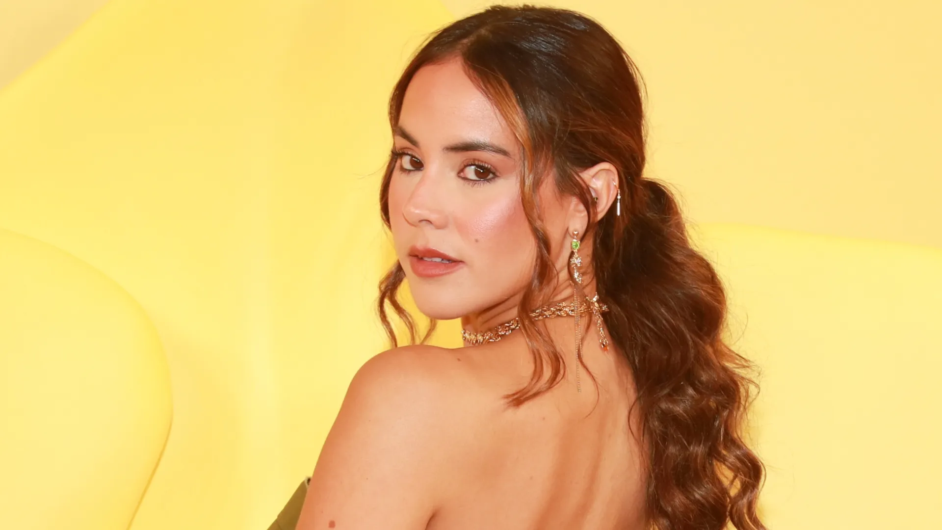 Gabriela Berlingeri attends the Cult Gaia RE24 Runway Show on November 14, 2023 in Los Angeles, California. (Photo by Steven Simione/Getty Images)