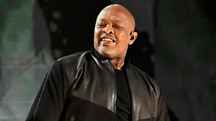 Dr. Dre performs onstage during the FIREAID Benefit Concert for California Fire Relief at The Kia Forum.