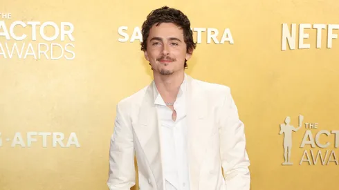 Timothée Chalamet attends the 32nd Annual Actor Awards at Shrine Auditorium and Expo Hall on March 01, 2026 in Los Angeles, California.