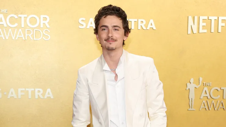 Timothée Chalamet attends the 32nd Annual Actor Awards at Shrine Auditorium and Expo Hall on March 01, 2026 in Los Angeles, California.