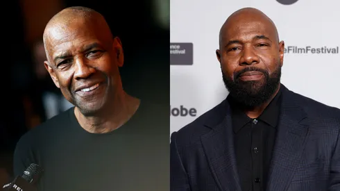 Denzel Washington and Antoine Fuqua
