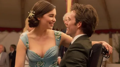 Sam Claflin and Emilia Clarke in Me Before You.