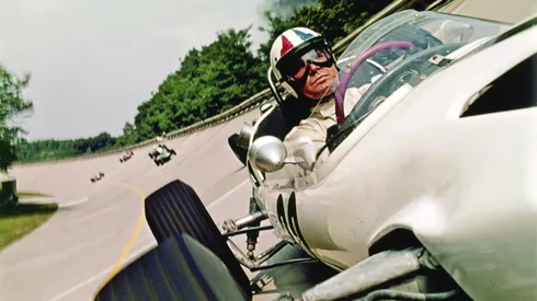 James Garner in Grand Prix.