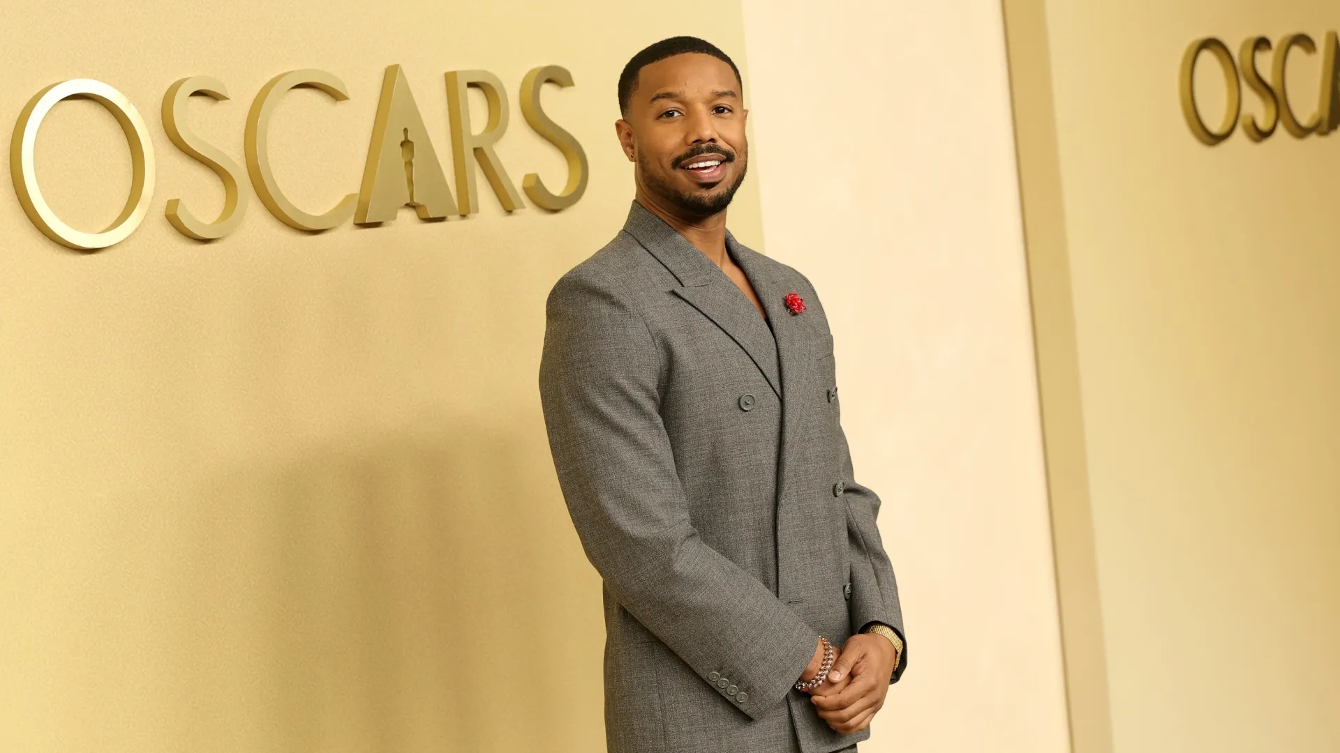 Michael B. Jordan attends the 98th Oscar Nominees Luncheon at The Beverly Hilton on February 10, 2026 in Beverly Hills, California. (Photo by Kevin Winter/Getty Images)