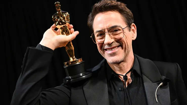In this handout photo provided by A.M.P.A.S., Robert Downey Jr. is seen backstage during the 96th Annual Academy Awards at Dolby Theatre on March 10, 2024 in Hollywood, California. (Photo by Al Seib/A.M.P.A.S. via Getty Images) O