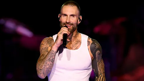 Adam Levine of Maroon 5 performs onstage at The Kia Forum on October 10, 2025 in Inglewood, California.