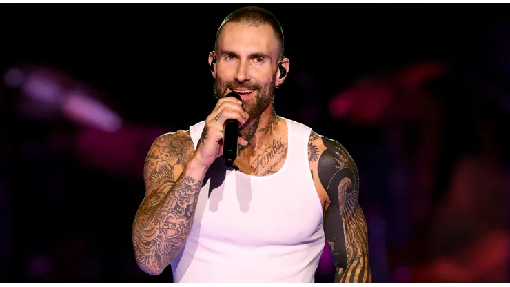 Adam Levine of Maroon 5 performs onstage at The Kia Forum on October 10, 2025 in Inglewood, California.