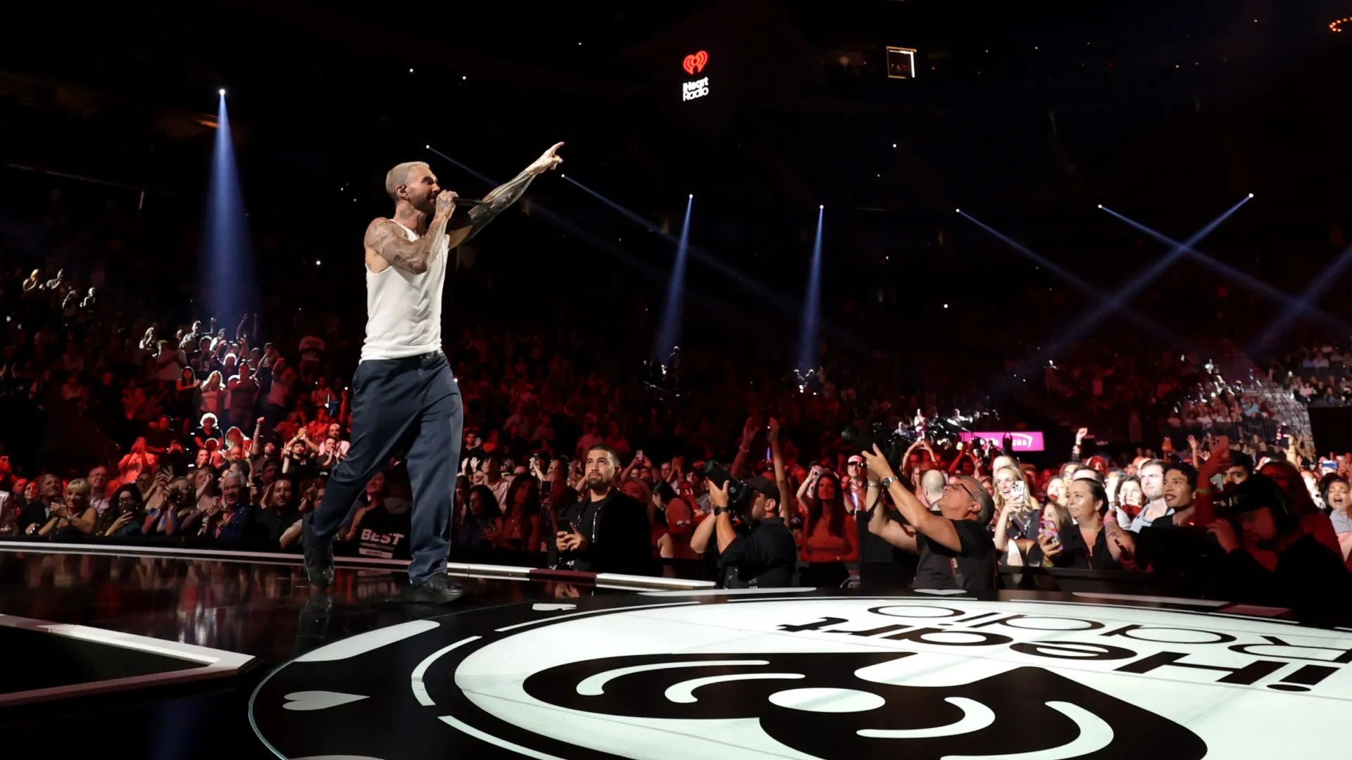 Adam Levine of Maroon 5 performs onstage during the 2025 iHeartRadio Music Festival at T-Mobile Arena on September 19, 2025 in Las Vegas, Nevada. (Photo by Matt Winkelmeyer/Getty Images for iHeartRadio)